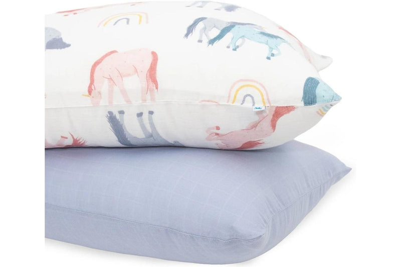 Little Unicorn: Pillowcase Set - Unicorns (2 Pack)