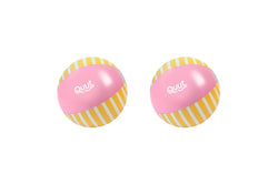 2x Quut Inflatable Beach Ball 30cm Round Banana Pink Kids Children Play Toy 1y+