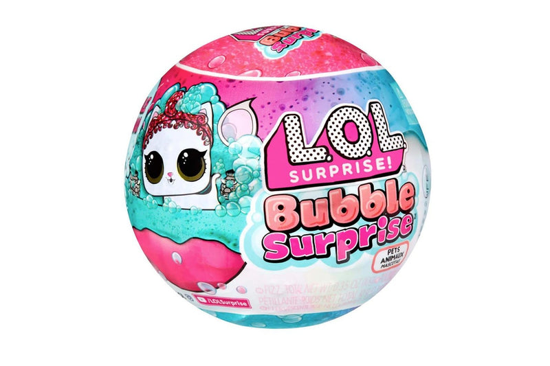 L.O.L. Surprise! Bubble Surprise Kids Pets Mystery Ball Play Toy Assorted 4+