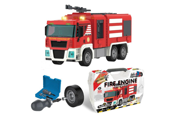 Build-ables: Plus - Fire Engine Emergency - Vehicle Playset