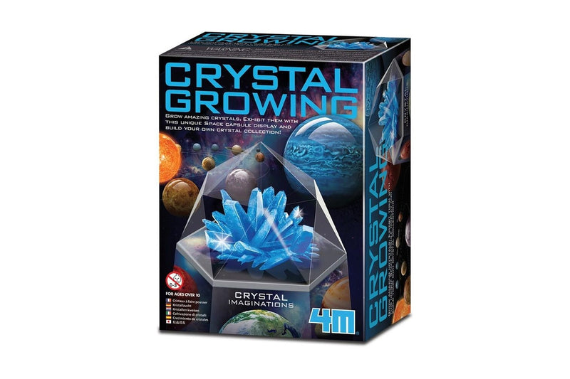 4M Crystal Growing Kit Space Gem Educational Kids Toddler Activity Toy 10y+ Blue