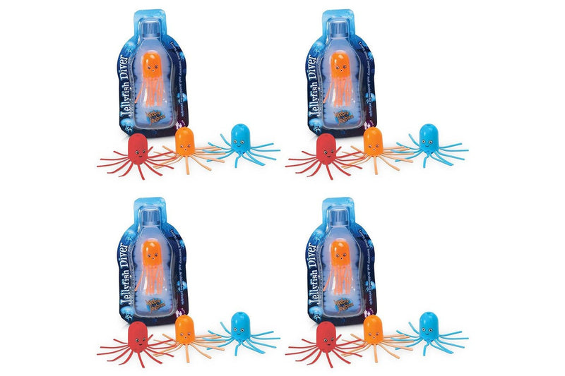 4x Heebie Jeebies Pocket Money Science Jellyfish Cartesian Experiment Assort