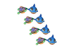 4x 2pcAirtime Water Splash Fish Bombs Assorted Designs Kids Play Toy 20x15cm 3+