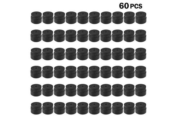 Pack Of 60 Black Tennis Racket Grips