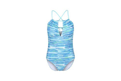 Regatta Womens/Ladies Halliday Brush Stroke One Piece Swimsuit (Seascape) (12 UK)