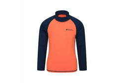 Mountain Warehouse Childrens/Kids Long-Sleeved Rash Top (Bright Orange) (11-12 Years)