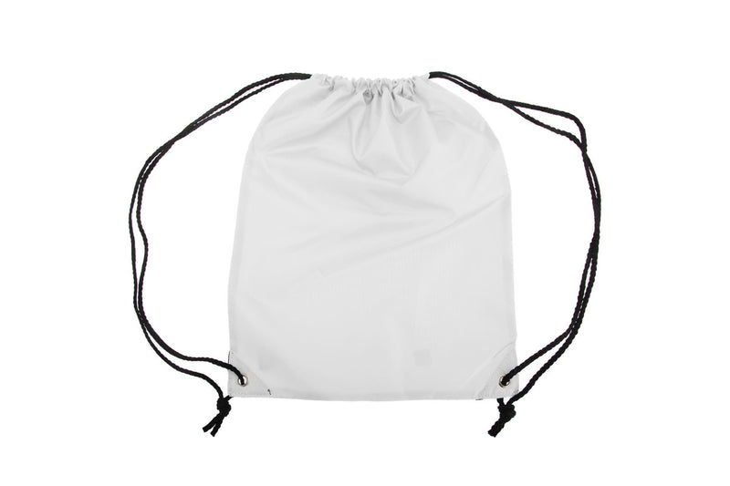 Shugon Stafford Plain Drawstring Tote Bag - 13 Litres (Pack of 2) (White) (One Size)