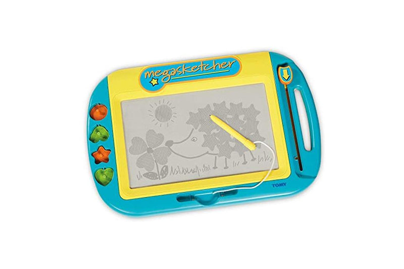 Tomy 40 x 31.8cm Megasketcher Motorised Magnetic Drawing Board Kids Childrens 3+