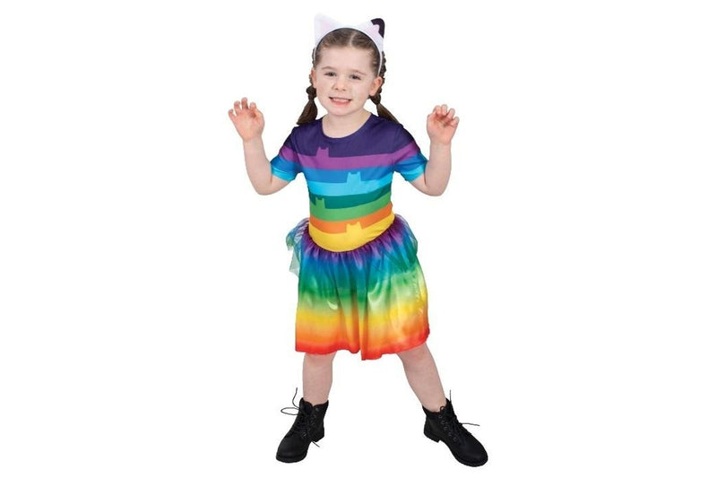 Gabby's Dollhouse: Gabby Rainbow Tutu - Child Costume (Size: Small)