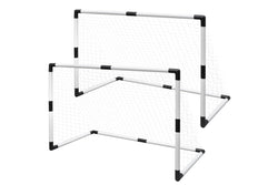 Mini Soccer Goals Post Net Set 2 pcs for Kids 91.5 x 48 x 61 cm vidaXL