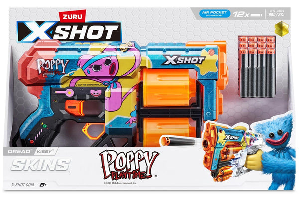 Zuru: X-Shot Skins Dread Blaster - Poppy Playtime (Kissy)