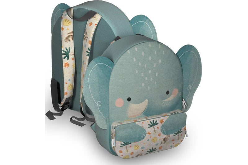 Sassi: A4 Junior Recycled Backpack - Chewy the Elephant