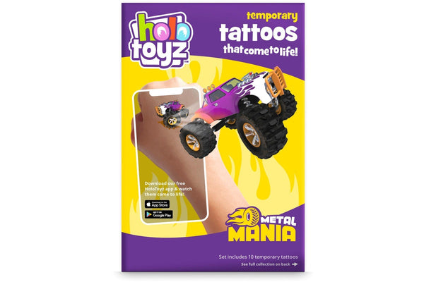 HoloToyz: AR Temporary Tattoos - Metal Mania