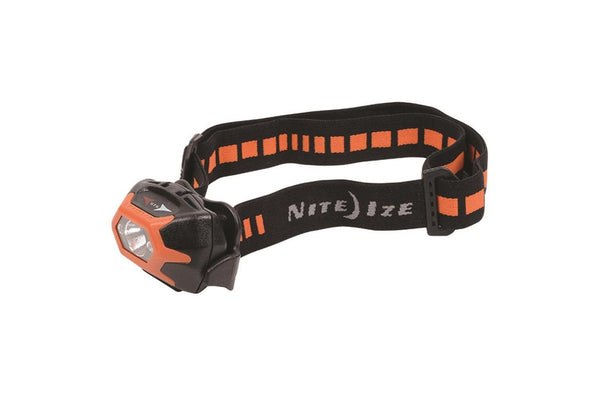 Nite Ize STS LED Headlamp Hiking Camping Flashlight Outdoor Torch Light Orange