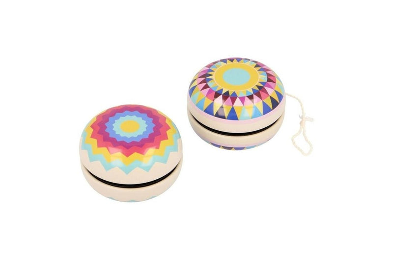 2x Majigg Tin Yoyo 6cm Classic Outdoor Fun Toys Birthday Party Gift Kids Assort