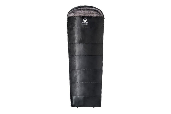 Domex Black Ice XL -8C Right Side Zipper Synthetic Filling Sleeping Bag Black