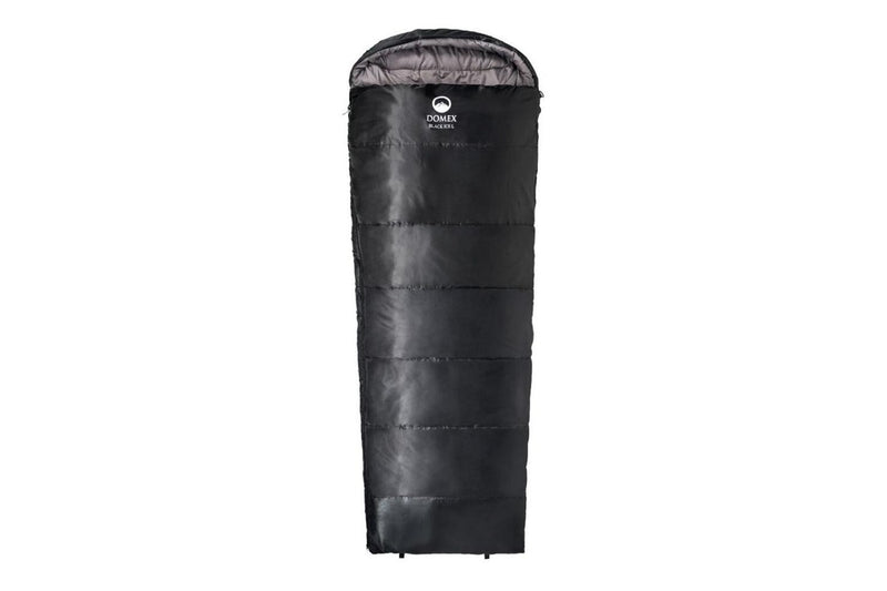 Domex Black Ice Standard -8C Right Side Zipper Synthetic Sleeping Bag Black