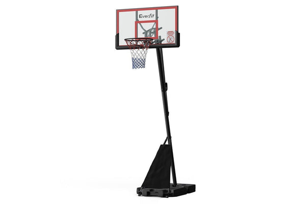 Everfit 3.05M Basketball Hoop Stand System Adjustable Height Portable Red Pro