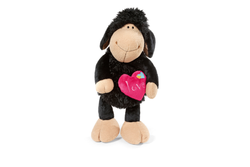 NICI: Jolly Mah (Heart) - Black Sheep Plush