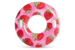 Intex: Tropical Fruit Tube with Handles - Strawberry