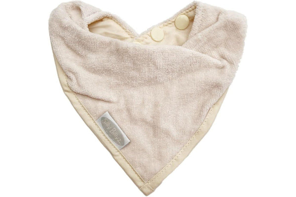 Silly Billyz: Towel Bandana Bib - White Sand