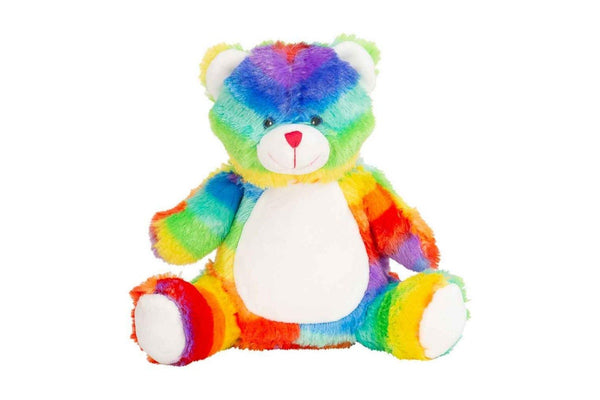 Mumbles Zipped Rainbow Bear Plush Toy (Multicoloured) (One Size)