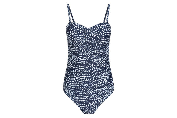 Mountain Warehouse Womens/Ladies Resort Tummy Control One Piece Swimsuit (Navy) (8 UK)