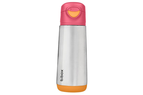 b.box: Insulated Sport Spout Bottle - Strawberry Shake (500ml)