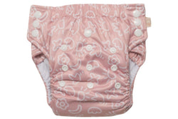 Nestling: Sassy Straight Up Nappy - Pink Pop Art (3-5 years)