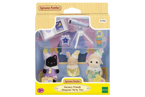 Sylvanian Families: Nursery Friends Sleepover Party Trio