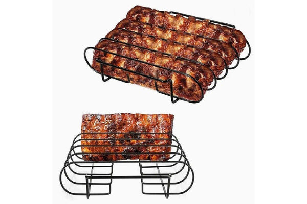 1 pc Rib Frame Holds Up To 4 Full Rib Frames For BBQ Smoking Frame Non-stick