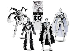 Dc Multiverse: Superman Series Sketch Edition (Gold Label) - 7" Action Figures (4 Pack)