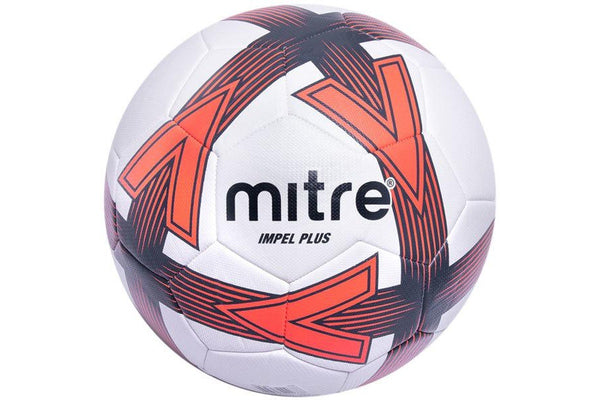 Mitre Impel Plus Football - White / Red - Size 5