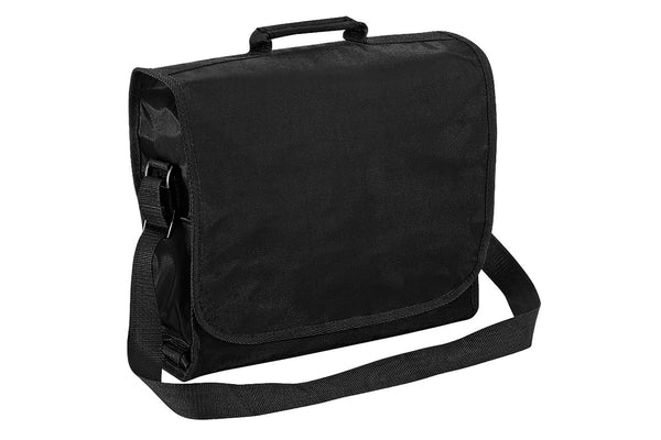 Quadra Plain Record / Messenger Bag (9 Litres) (Black) (One Size)