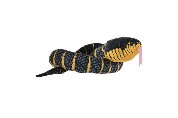 Wild Republic:Rainforest Snake Black Fanged Mangrove - 54" Plush