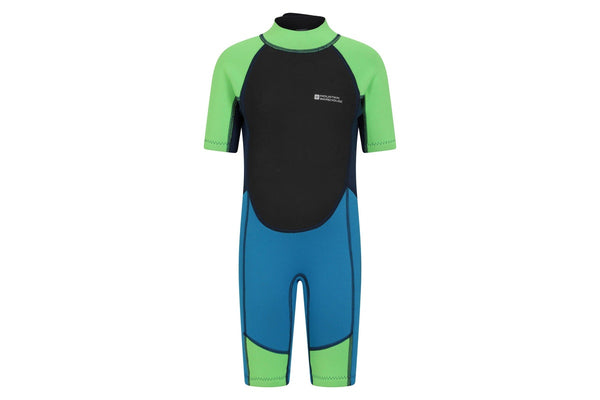 Mountain Warehouse Childrens/Kids Contrast Panel Wetsuit (Blue) (11-12 Years)