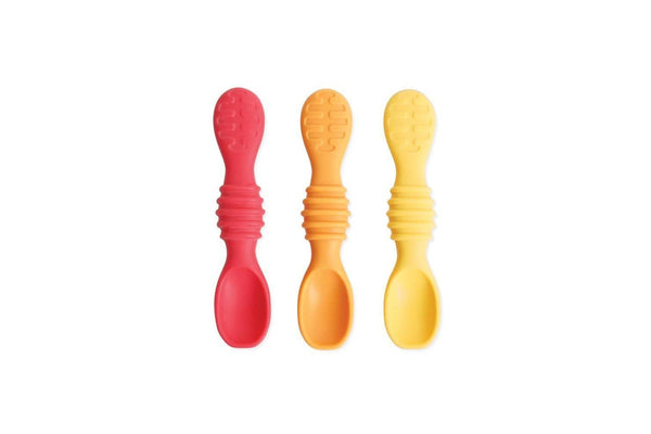 Bumkins: Silicone Dipping Spoon - Tutti Frutti (3pk)