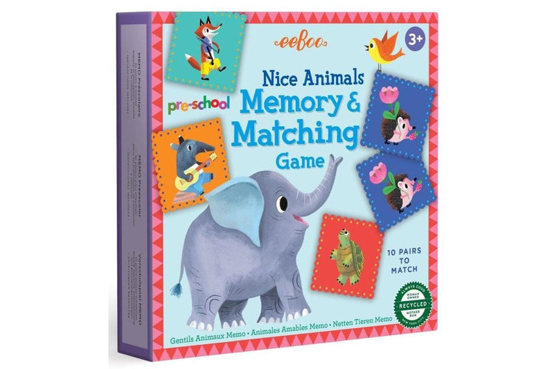 eeBoo: Pre-School Animals - Memory & Matching Game