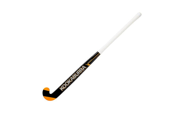 Kookaburra Calibre 100 Mid-Bow 34'' Long Light-Weight Field Hockey Stick ORG BLK