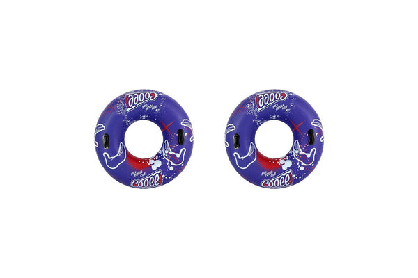 2x Cooee Giant O Ring Kids Family Outdoor InflatableSummer Beach Pool Toys 6y+