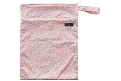 Nestling: Double Pocket Wet Bag - Dusty Pink Floral