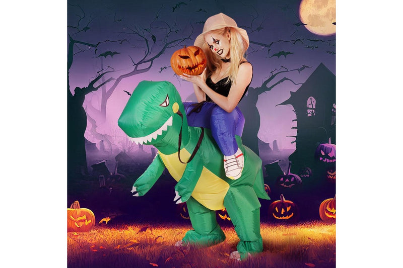 Inflatable Dinosaur Costume Adult Suit Blow Up Party Fancy Dress Halloween Cosplay