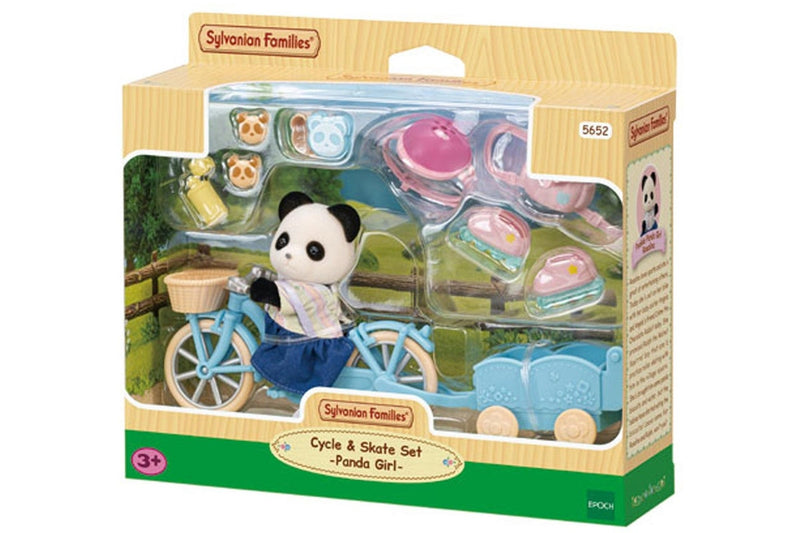 Sylvanian Families: Cycle & Skate Set - Panda Girl