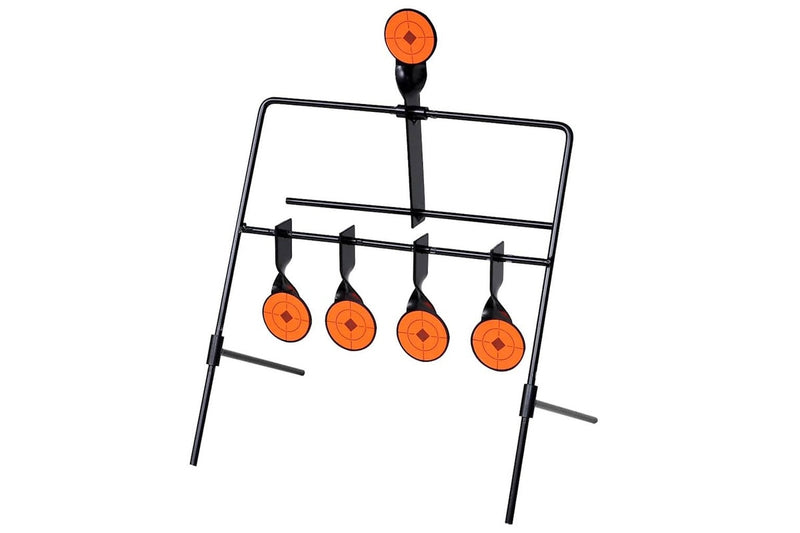 Auto Reset Rotating Shooting Target with 4 + 1 Targets vidaXL