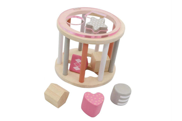 Kaper Kidz Calm & Breezy Rolling Shape Sorter Pink Children's Kids Play Toy 12m+