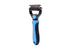 Ozstock Pet Dog Cat Grooming Comb Brush Undercoat Rake Dematting Deshedding Trimmer Blue small