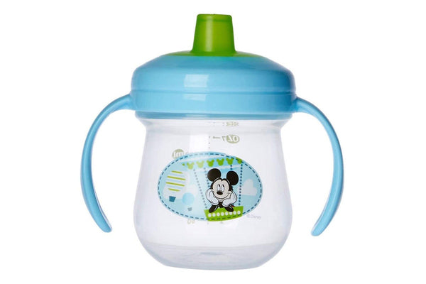 The First Years Soft Spout Trainer Drinking Sippy Cup Baby Toddler 9m+ Mickey BL