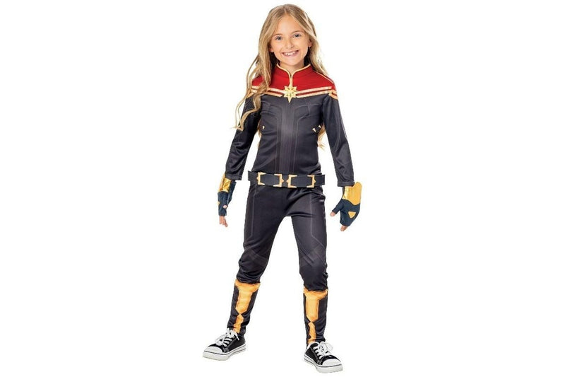 Marvel: Captain Marvel (The Marvels) - Deluxe Kids Costume (Size: 3-5)