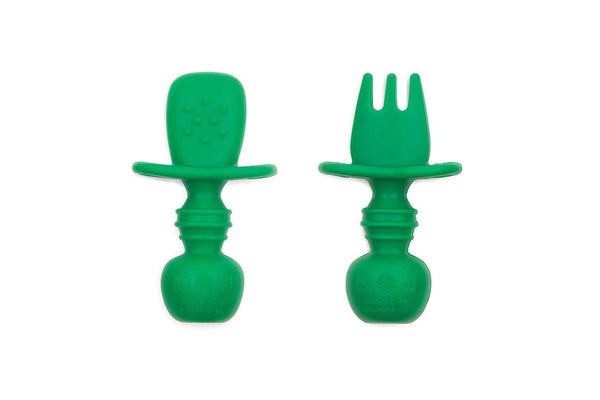 Bumkins: Silicone Chewtensils - Jade