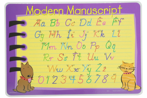 Learning Placemats - Modern Manuscript